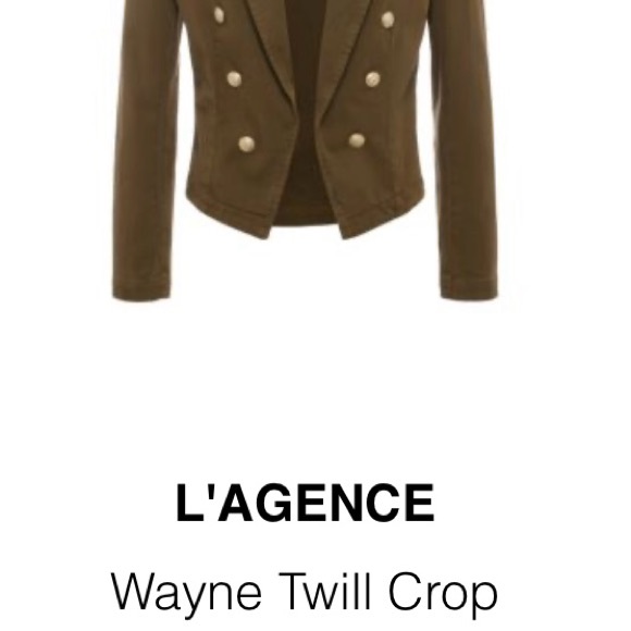 L'AGENCE Jackets & Blazers - L’Agence Wayne Jacket
New with tags
XS
Jean jacket in khaki
Gold buttons